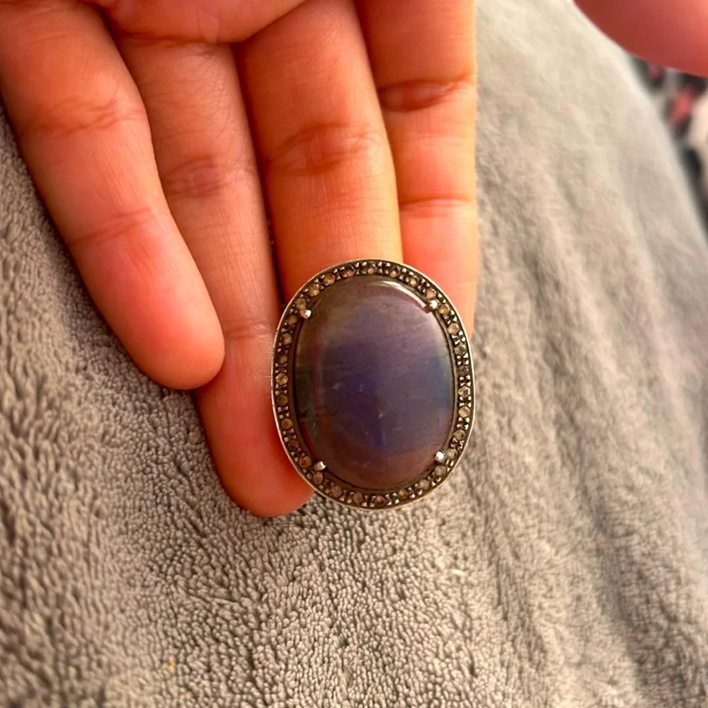 Labradorite & Silver Ring ๐ - Picture 1 of 3